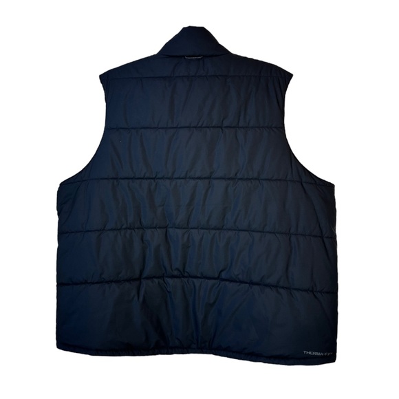Nike Therma Fit Repel Reversible Black Leopard Semi-Cropped Puffer Vest Golf XL - Picture 10 of 16